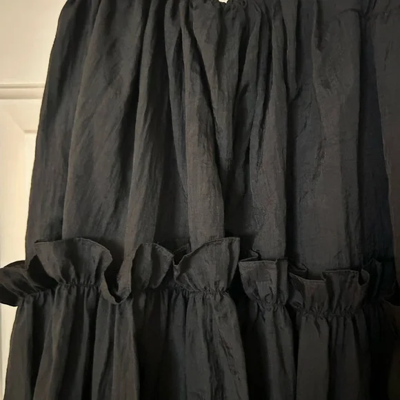 BRØGGER Olive Ruffle-Trimmed Ripstop Shell Top - Picture 6 of 8